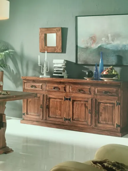 Aparador de madera maciza para comedor Chiapas