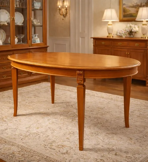 Mesa clásica de roble Duarte - Imagen 2