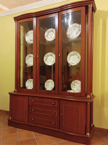 Vitrina clásica de 6 puertas con cristal Cerdeña - Imagen 2
