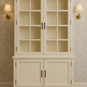 Vitrina clásica con puertas de cristal Alejandría